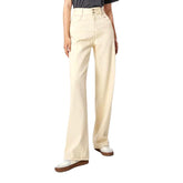 Pantalones vaqueros de pierna ancha para mujer